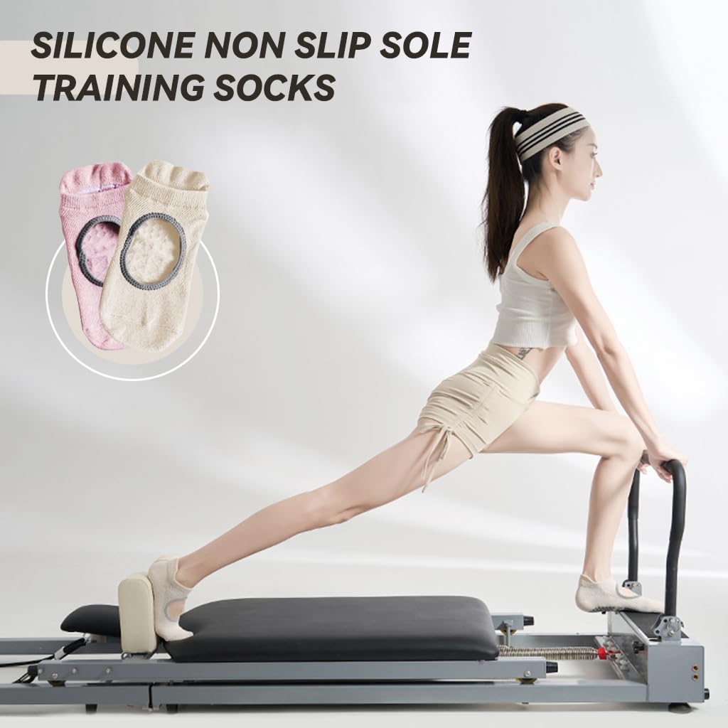 Proberos 2 Pairs Women Yoga Socks Fitness Ankle Socks Silicone Anti-slip Sole Trainer Socks Open Instep Design Summer Breathable Yoga Floor Socks Ankle Socks for Shoe Size 5.5-9 Proberos 2 Pairs Women Yoga Socks Fitness Ankle Socks Silicone Anti-slip Sole Trainer Socks Open Instep Design Summer Breathable Yoga Floor Socks Ankle Socks for Shoe Size 5.5-9